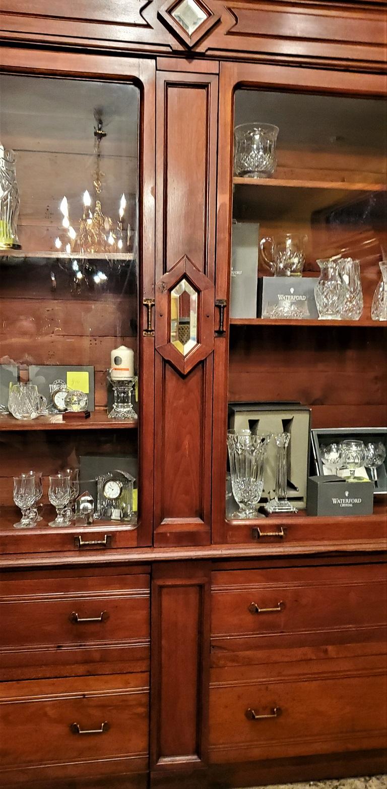 Monumental 19th Century Masonic Display Cabinet from South Dakota In Good Condition In Dallas, TX