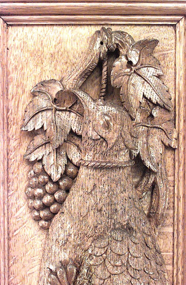 Rustic German Oak and Horn Hutch For Sale at 1stDibs german