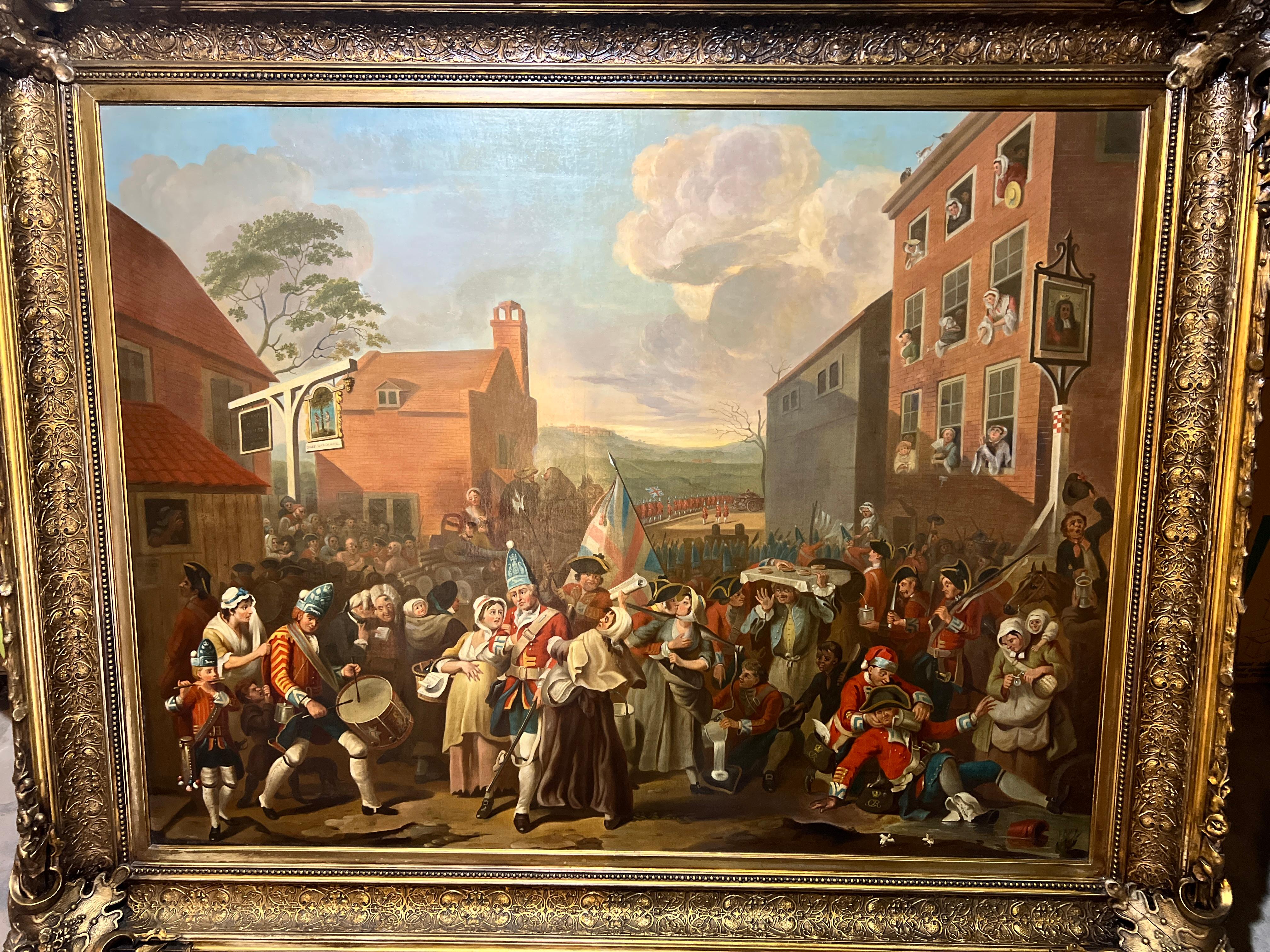 Dopo William Hogarth (inglese, 1697-1764), originariamente realizzato intorno al 1750 - questo è probabilmente stato realizzato a metà del 1800.

