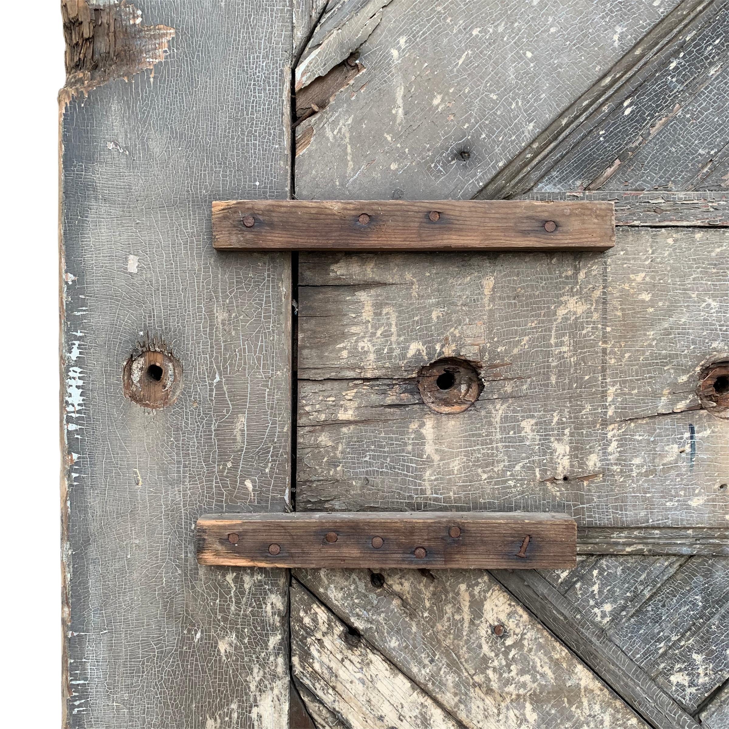 Rustic Monumental 19th Century American Barn Door
