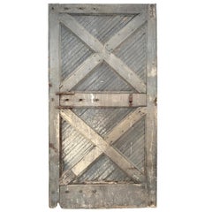 Antique Monumental 19th Century American Barn Door