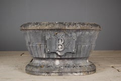 Monumental 19th Century Carved Marble Chateau Urn