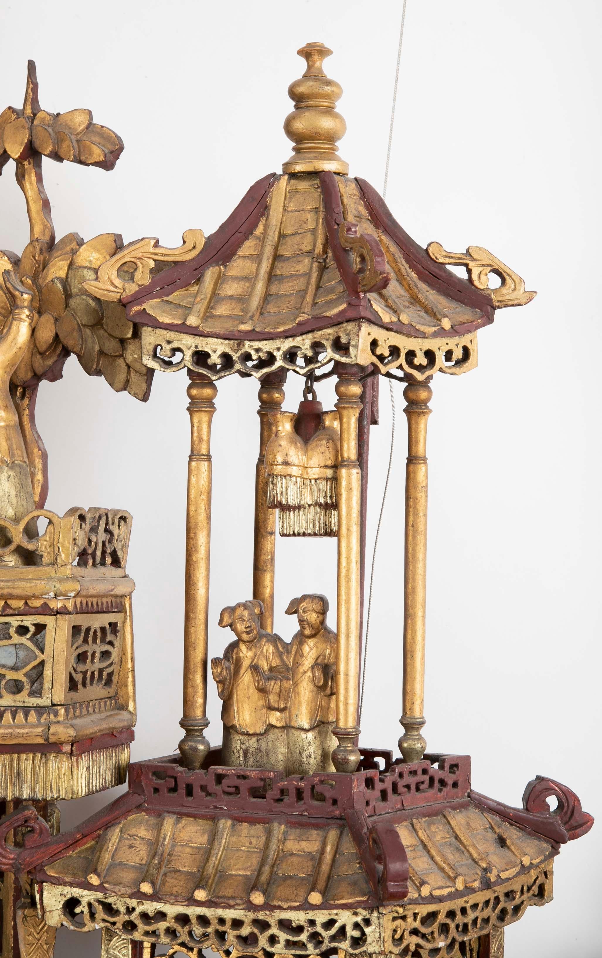 Monumental 19th Century Chinese Altar Piece 5