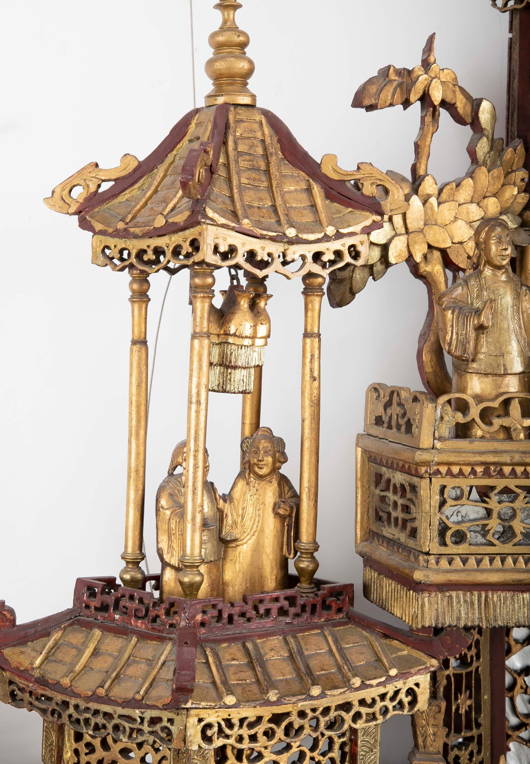 Monumental 19th Century Chinese Altar Piece 4