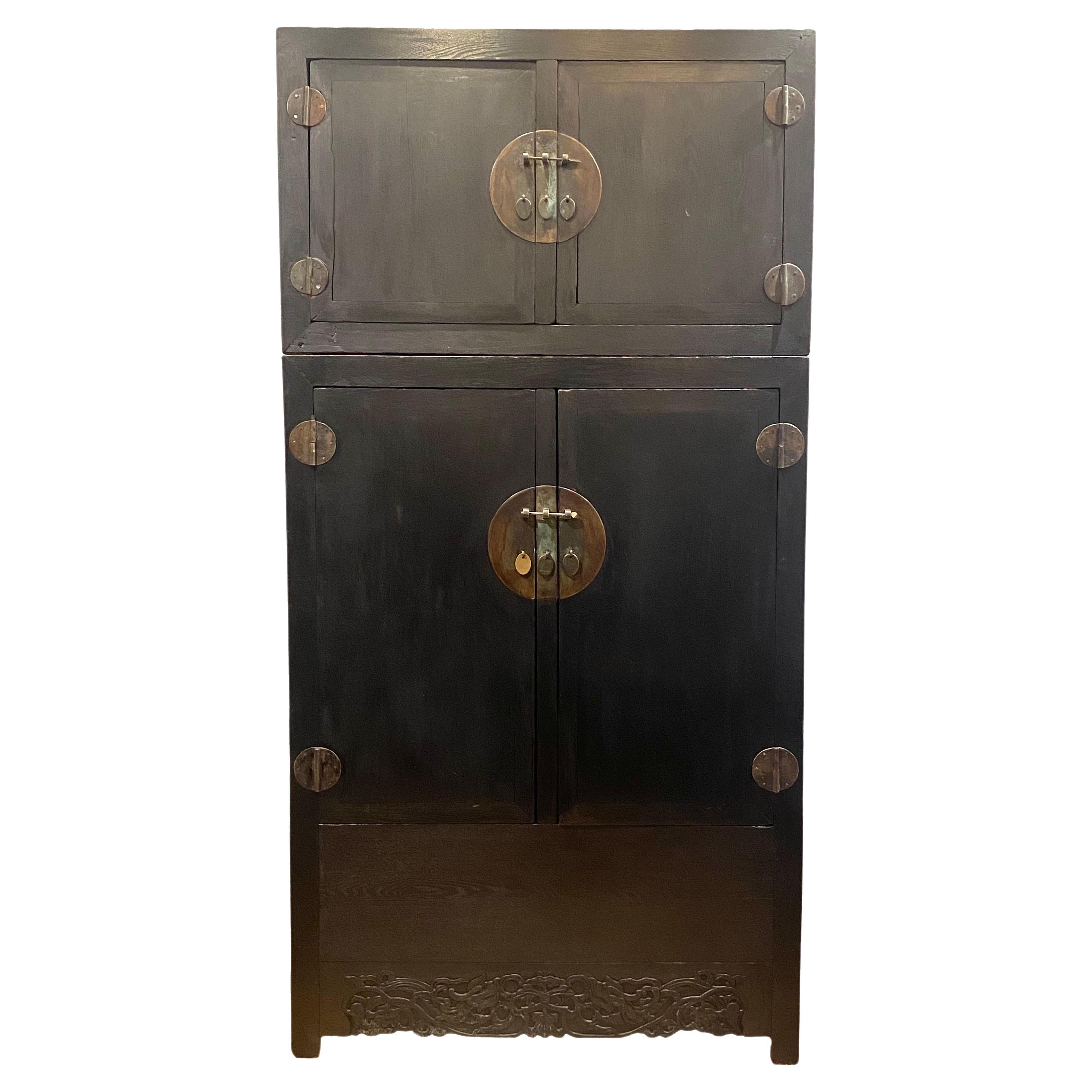 Monumental 19th Century Chinese Cabinet For Sale