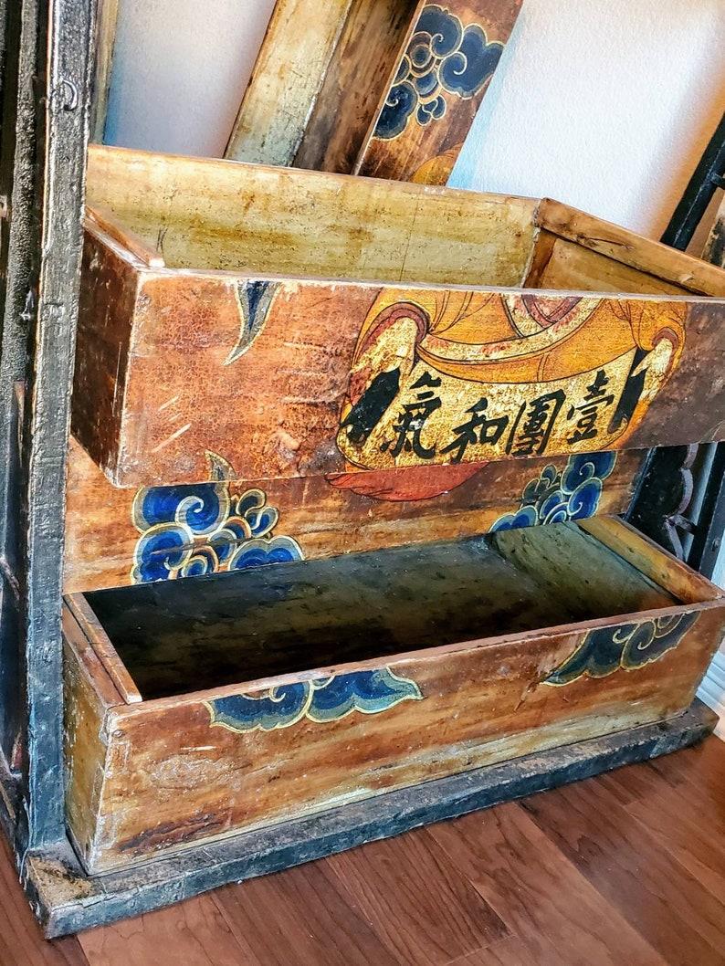 Lacquer Monumental 19th Century Chinese Wedding Dowry Chest For Sale