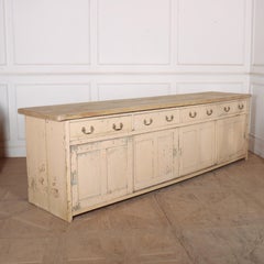 Monumental 19th Century English Country House Dresser Base