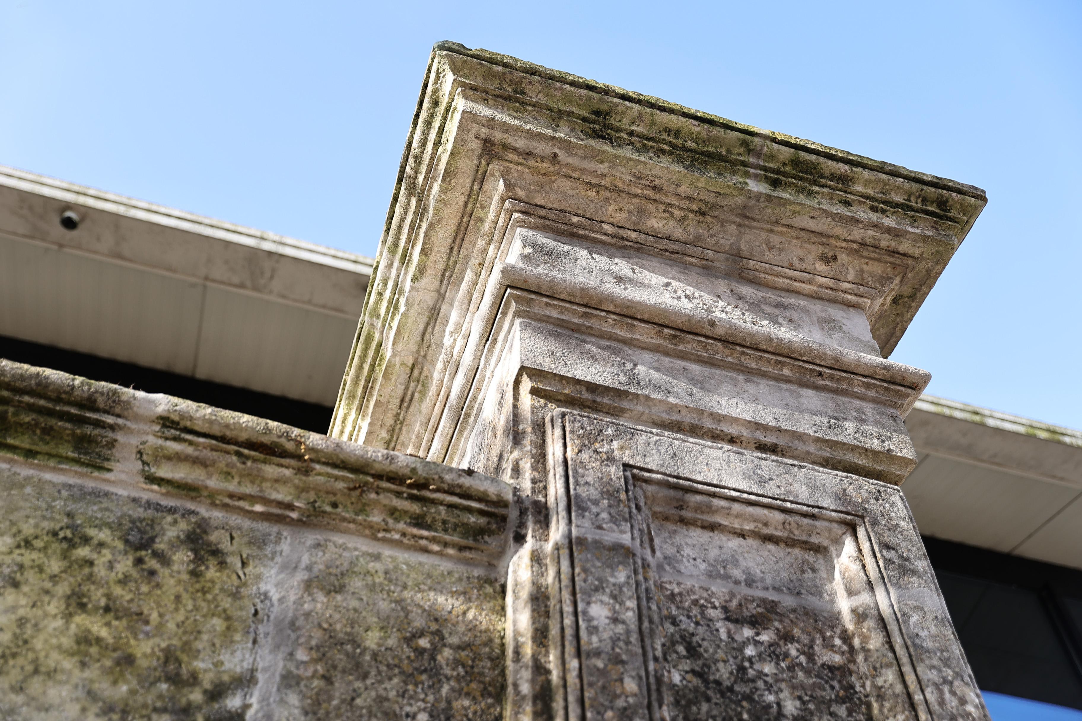 Antique Stone Pillar Gate 4