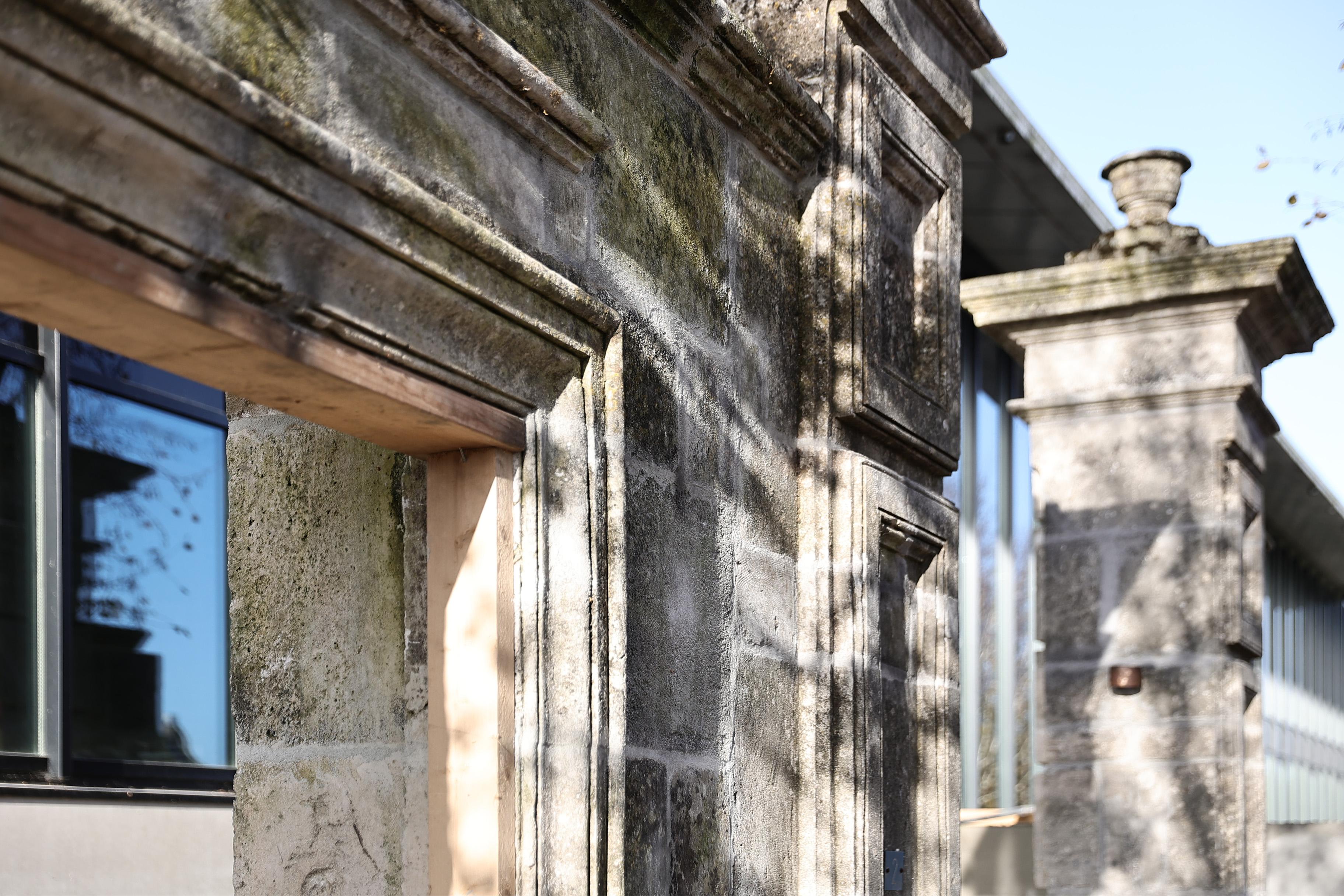 Antique Stone Pillar Gate 6
