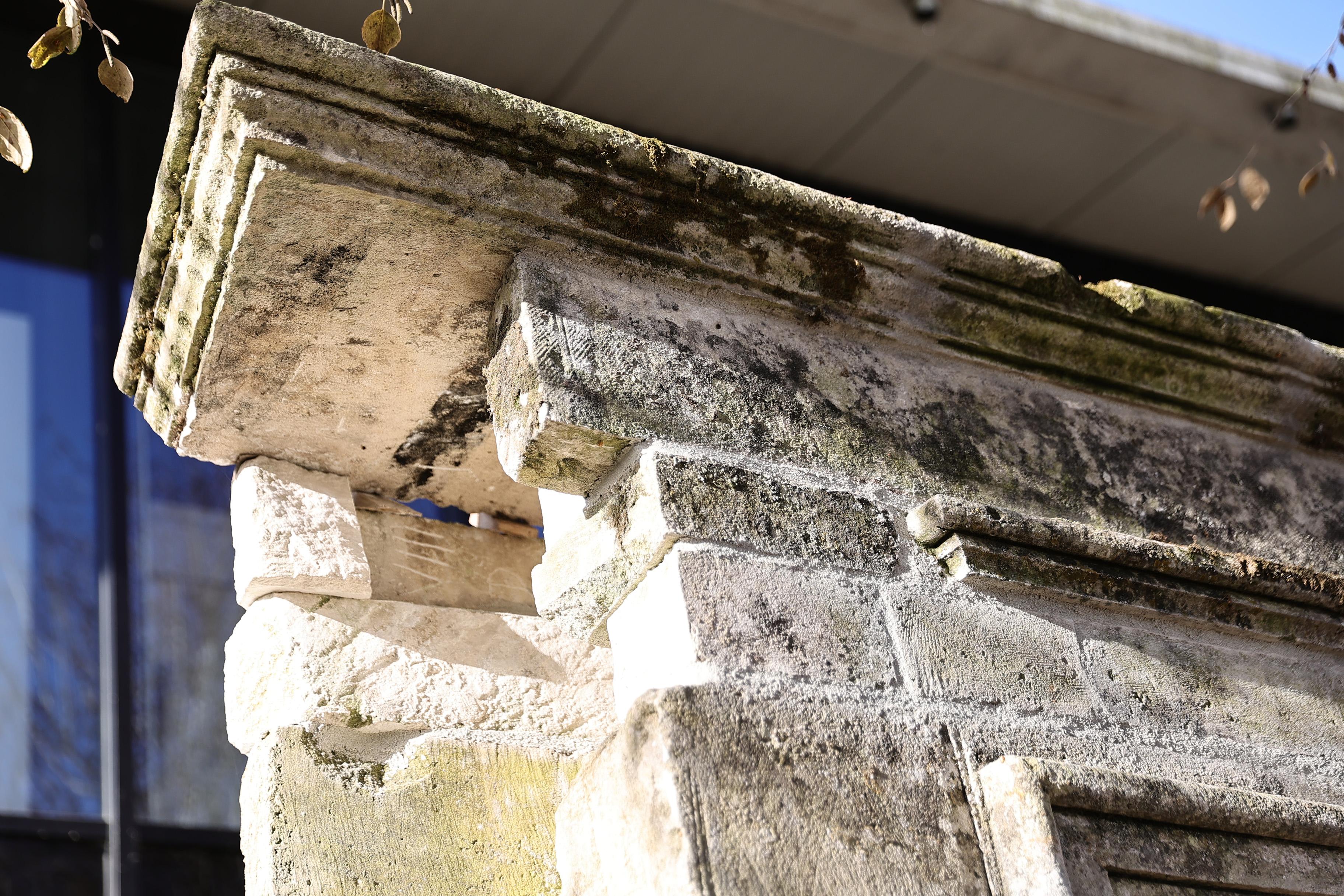Antique Stone Pillar Gate 7