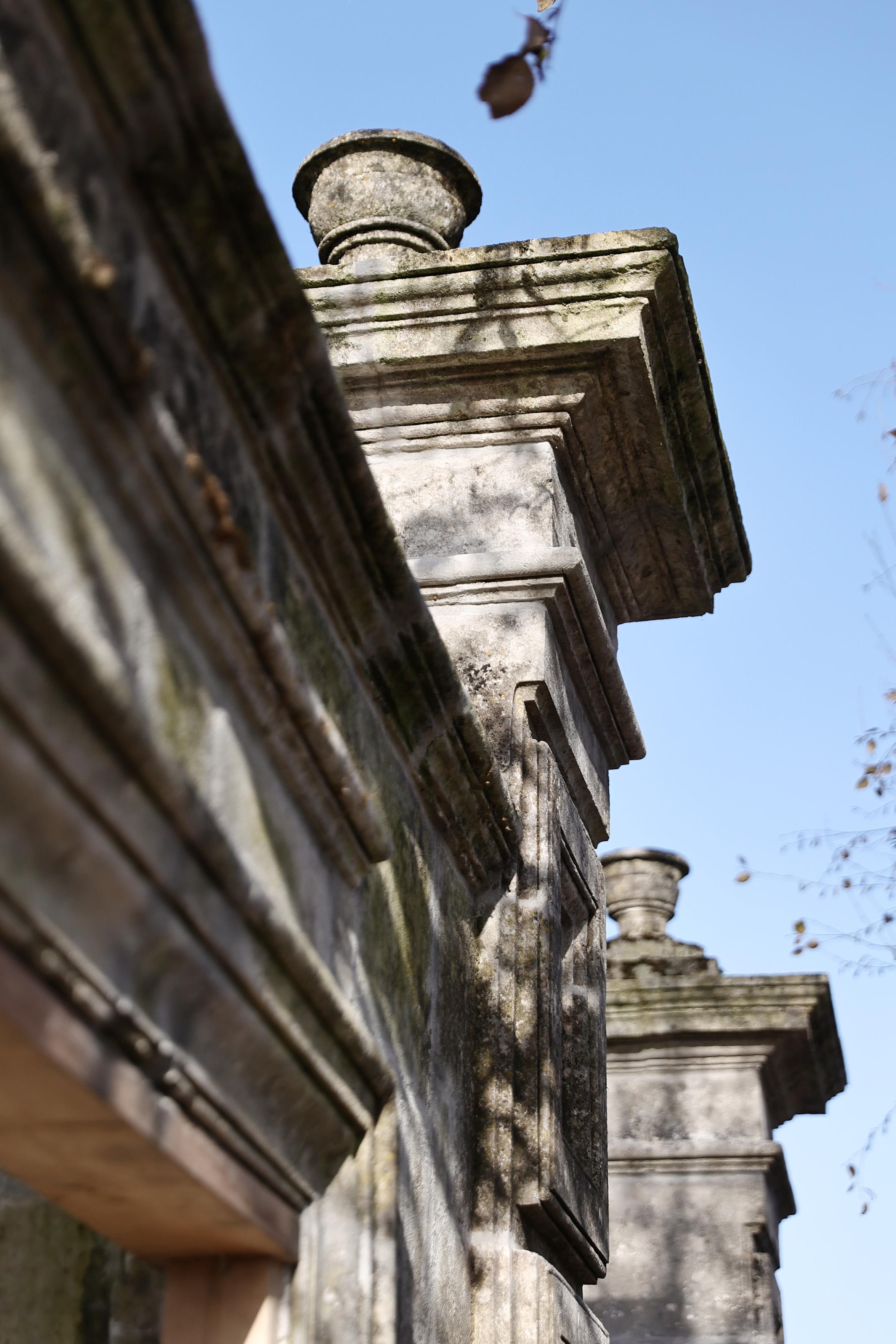 Antique Stone Pillar Gate 1
