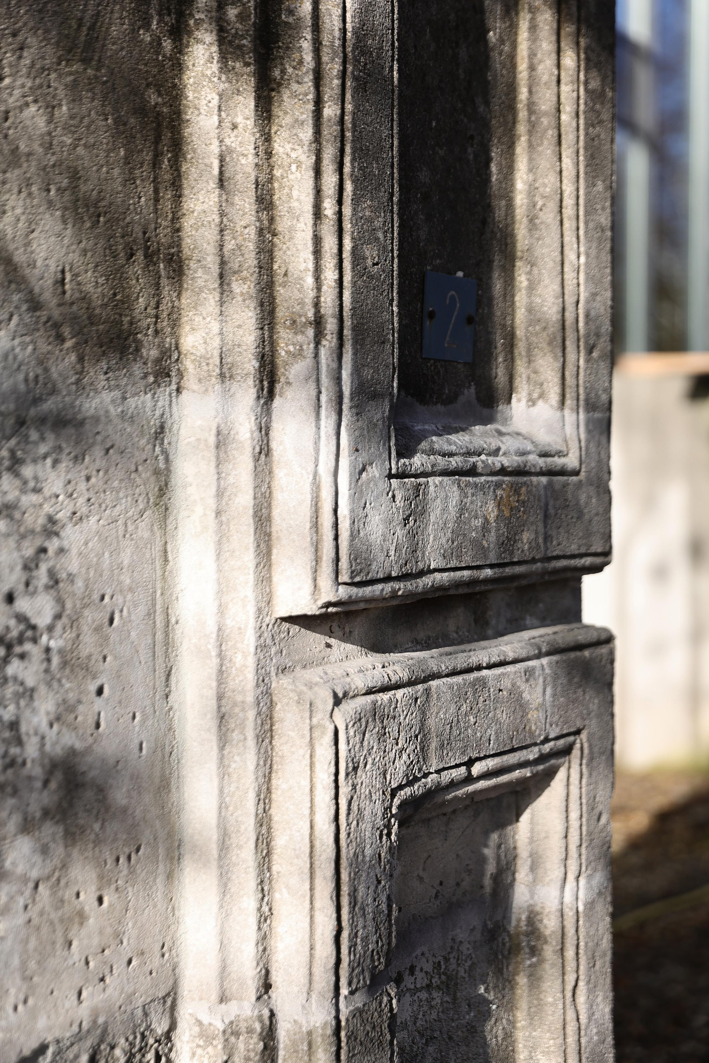 Antique Stone Pillar Gate 2
