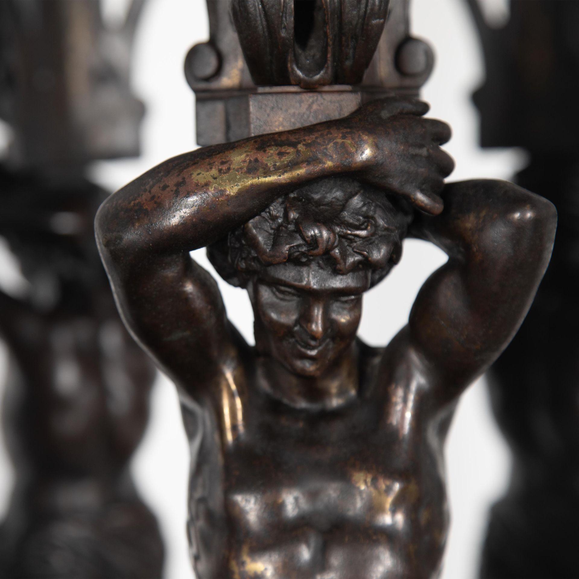 Monumental araña francesa de bronce del siglo XIX en venta 1