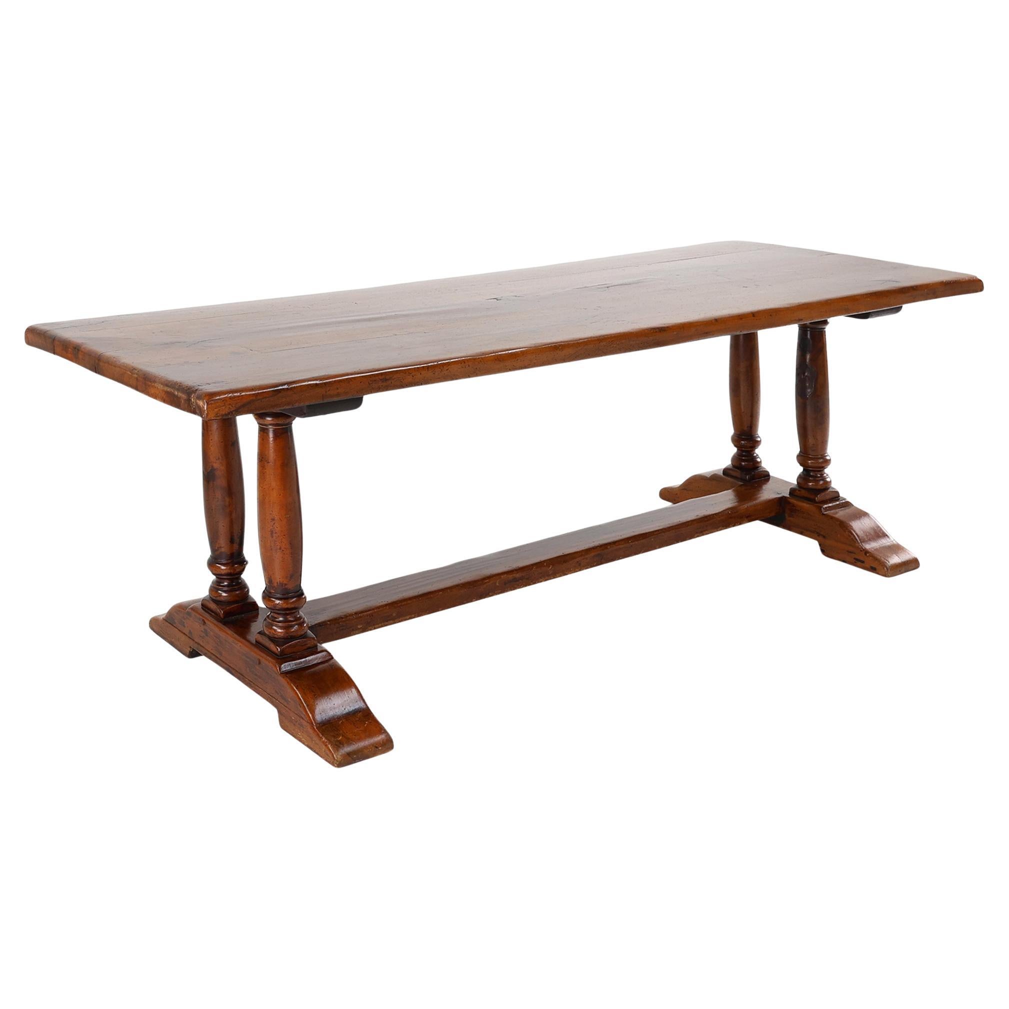 Monumental 19th Century French oak Monastery dining table