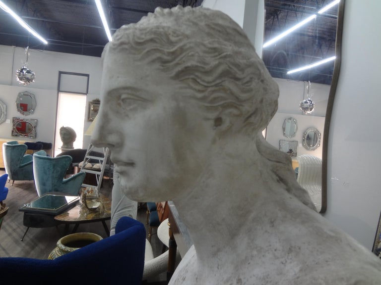 Monumental 19th Century French Plaster Torso of Venus For Sale at 1stDibs