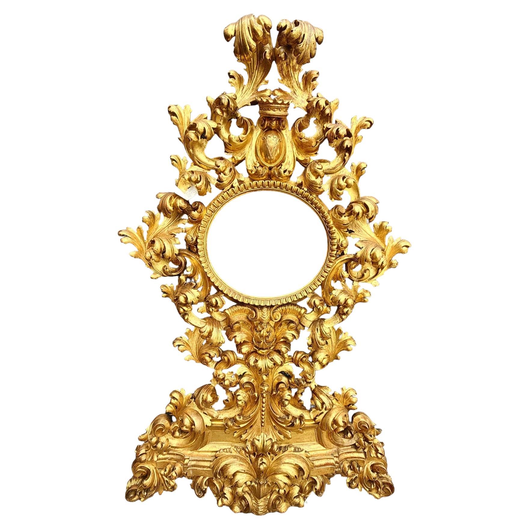 Monumental 19th Century Giltwood Frame For Sale
