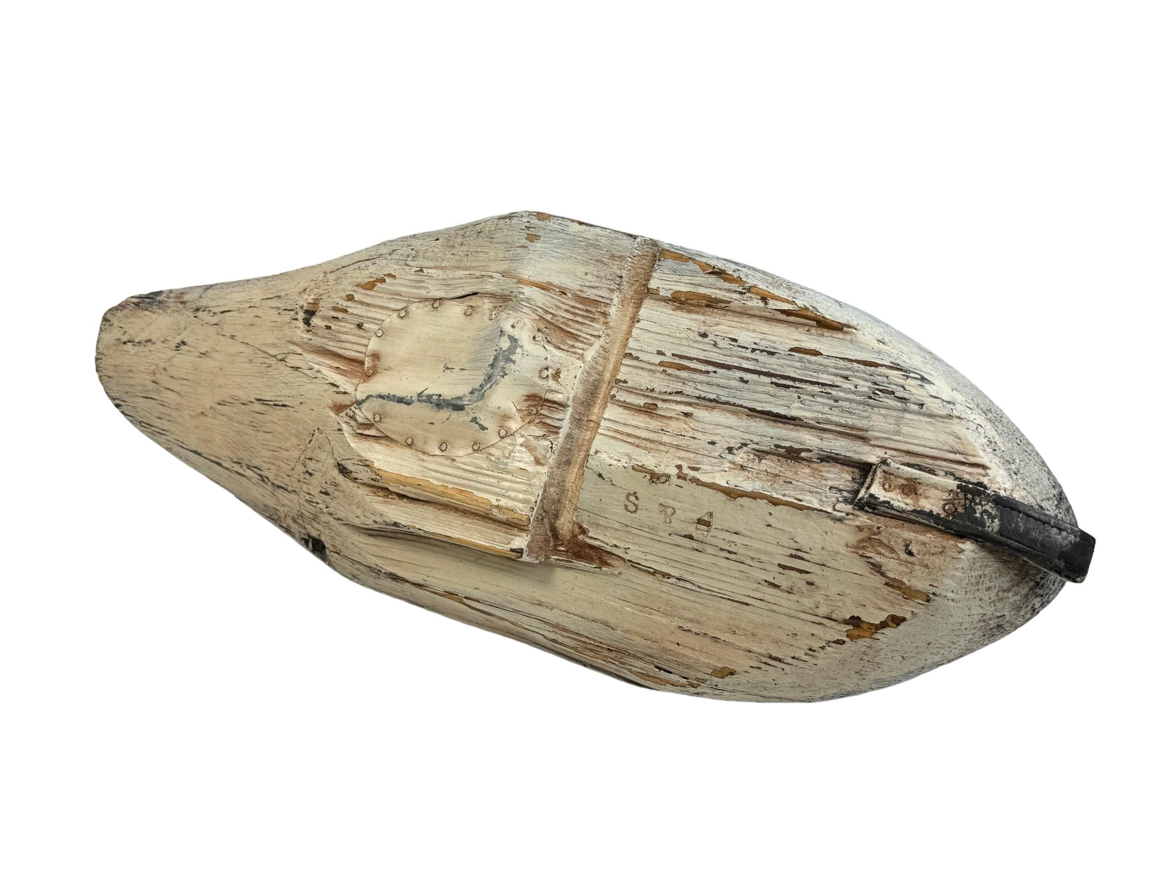 Monumental Señuelo de pato pintado a mano del siglo XIX Antiguo artículo de decoración de Austria en venta 5