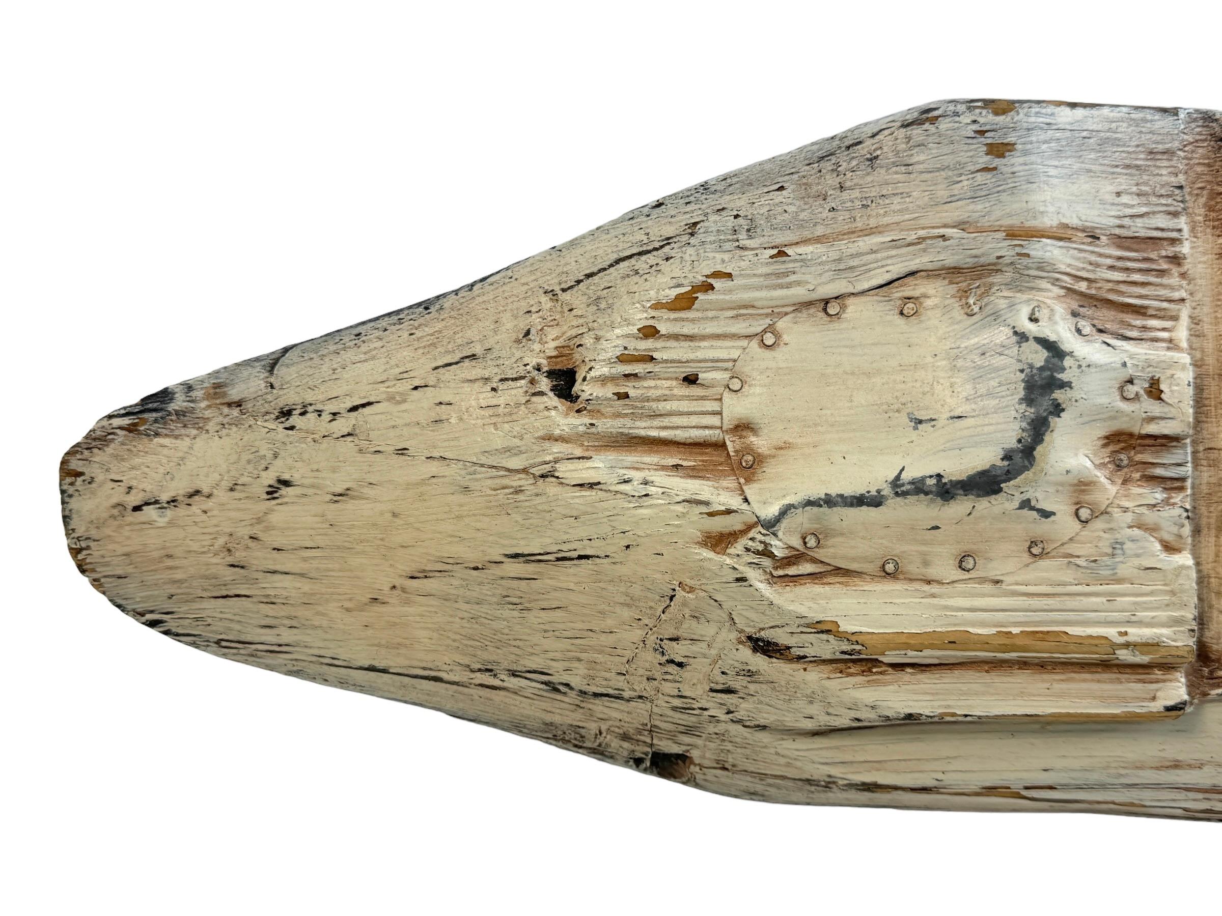 Monumental Señuelo de pato pintado a mano del siglo XIX Antiguo artículo de decoración de Austria en venta 7