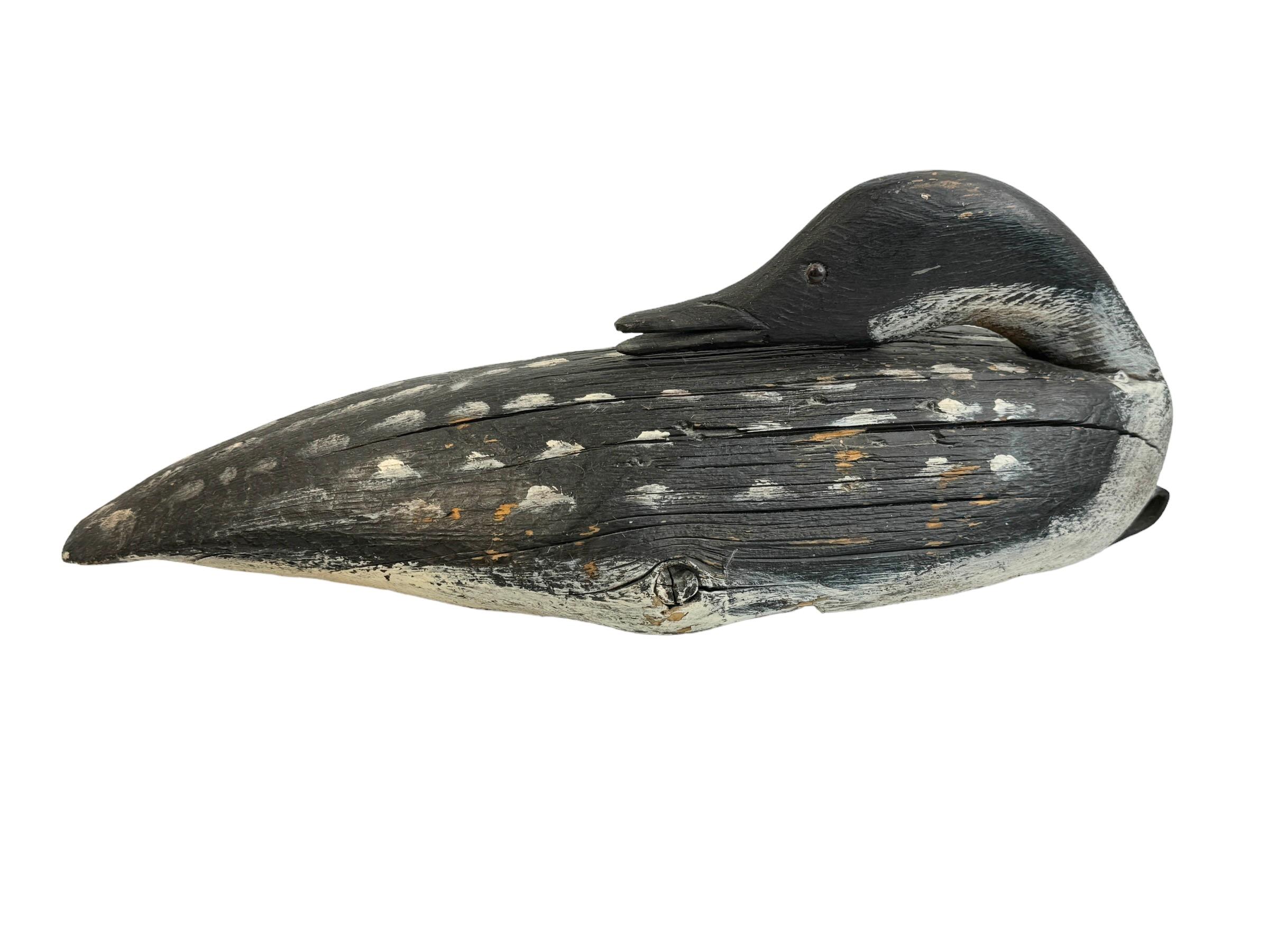 Monumental Señuelo de pato pintado a mano del siglo XIX Antiguo artículo de decoración de Austria Alemán en venta