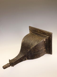 Monumental 19th Century Solid Oak French Convent Display Shelf