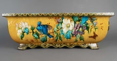 Jardiniere monumentale Théodore Deck del XIX secolo - 67 cm