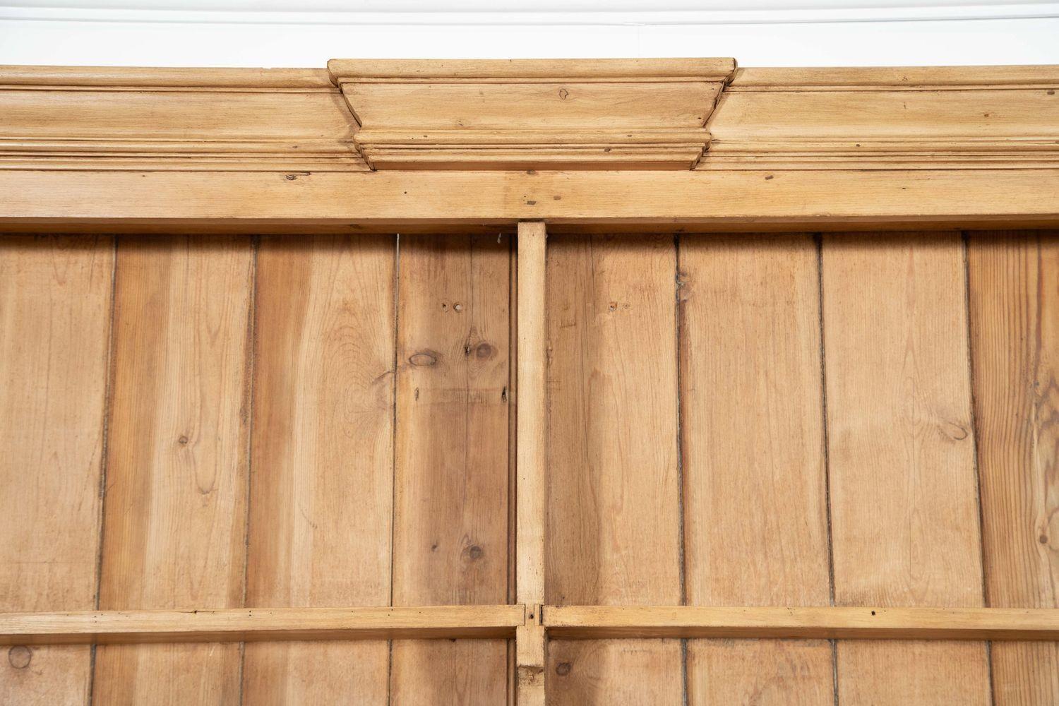 Monumental 19thc English Country House Sycamore Top Dresser For Sale 3