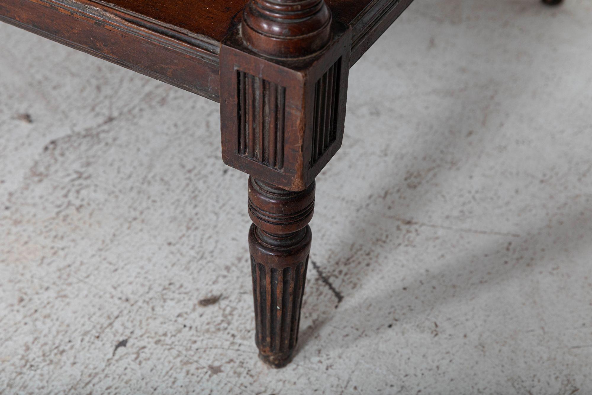 Monumental 19thC English Mahogany Drapers Table For Sale 9