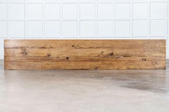 Monumental 19thC English Oak/Beech Scullery Table