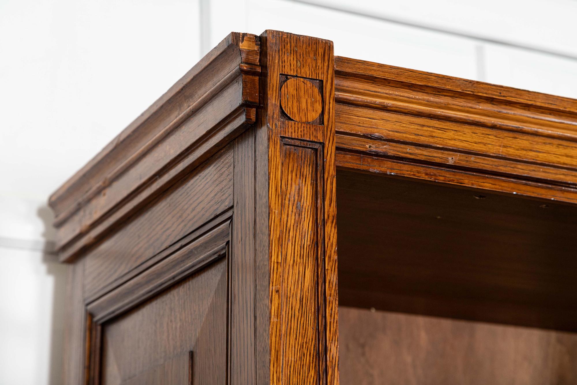 Monumentale mobile da merceria in Oak inglese del XIX secolo in vendita 3