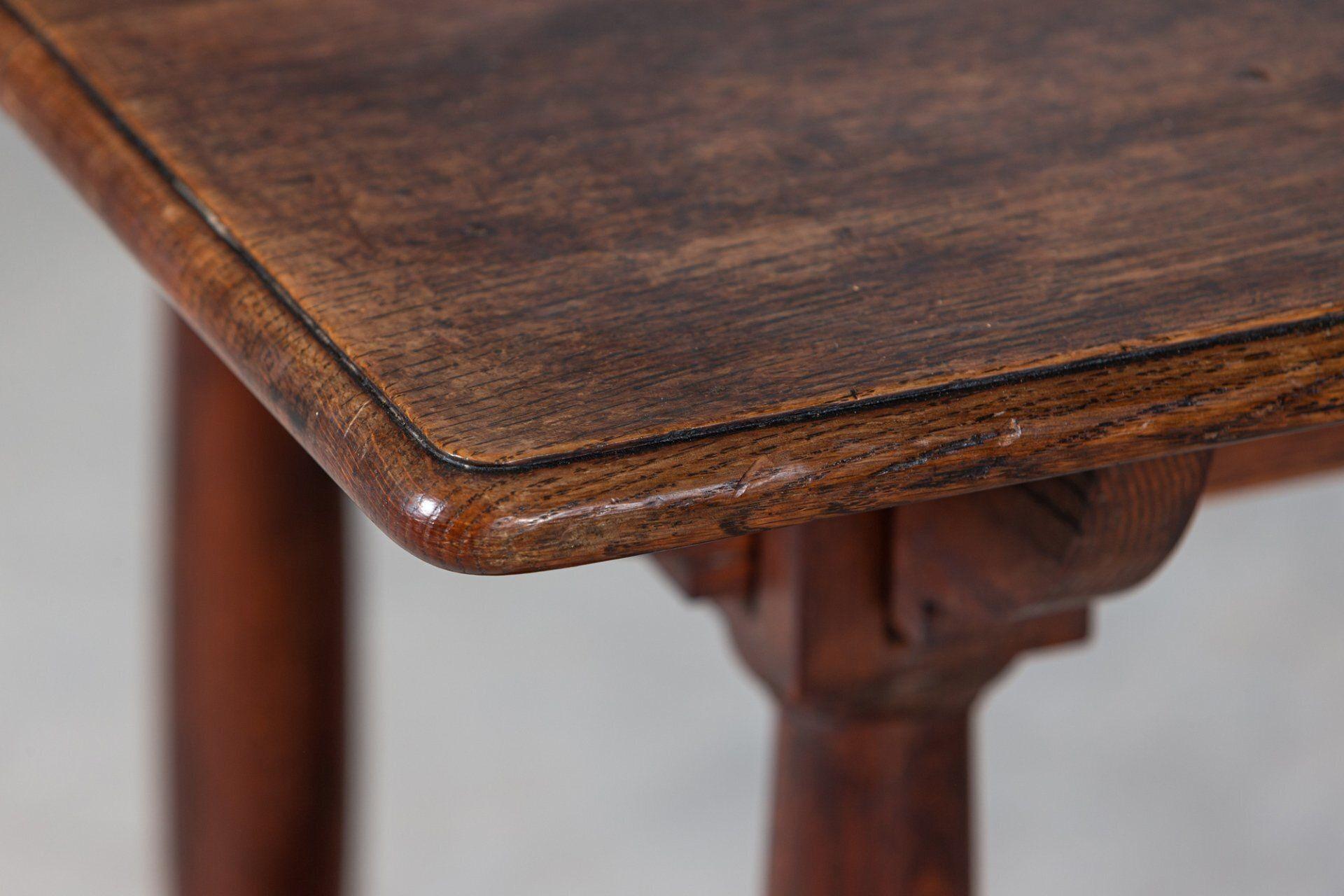 Monumental 19thC English Oak Refectory Dining Table 10