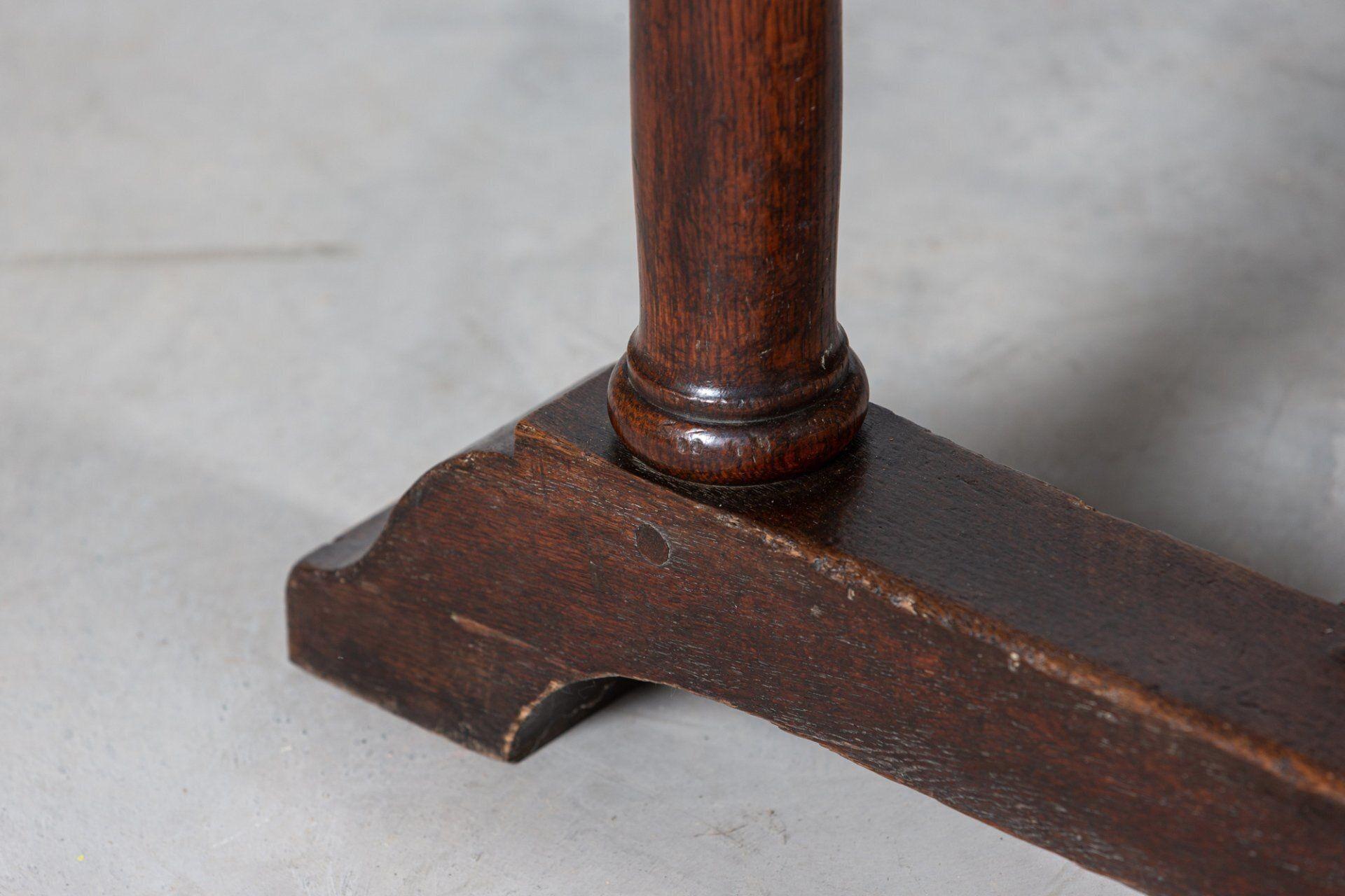 Monumental 19thC English Oak Refectory Dining Table 12
