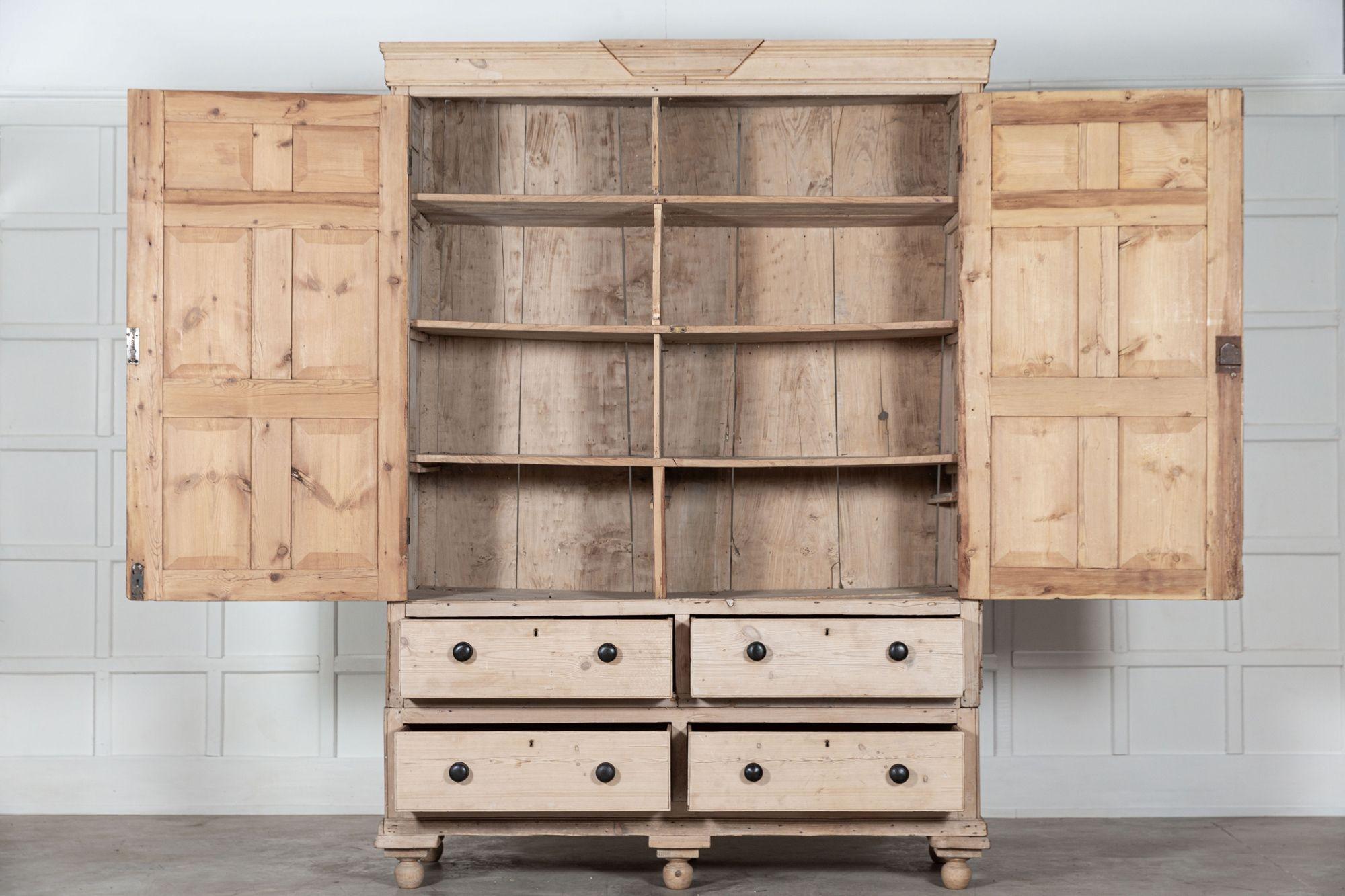 circa 1850
Monumental 19thC English Pine Housekeepers Cupboard
sku 1349
We can also customise existing pieces to suit your scheme/requirements. We have our own workshop, restorers and finishers. From adapting to finishing pieces including,