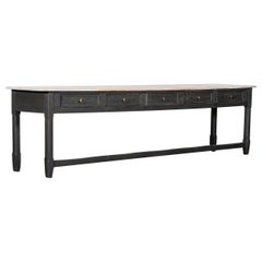Monumental 19thC French Refectory / Console Table