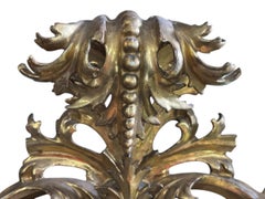 Monumentaler italienischer Giltwood-Spiegel des 19.
