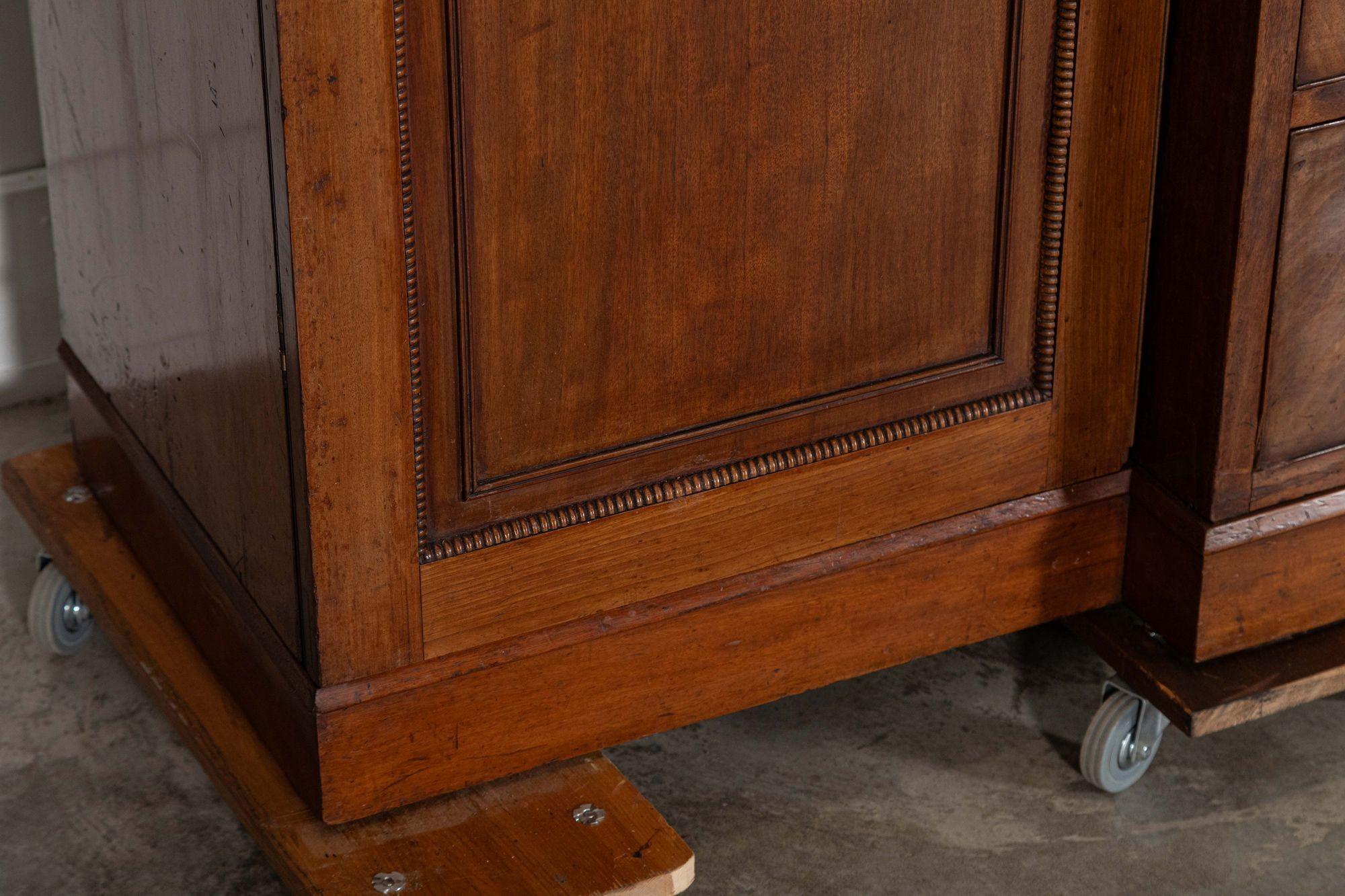 Monumentale armoire à glace en acajou du 19e siècle en vente 15