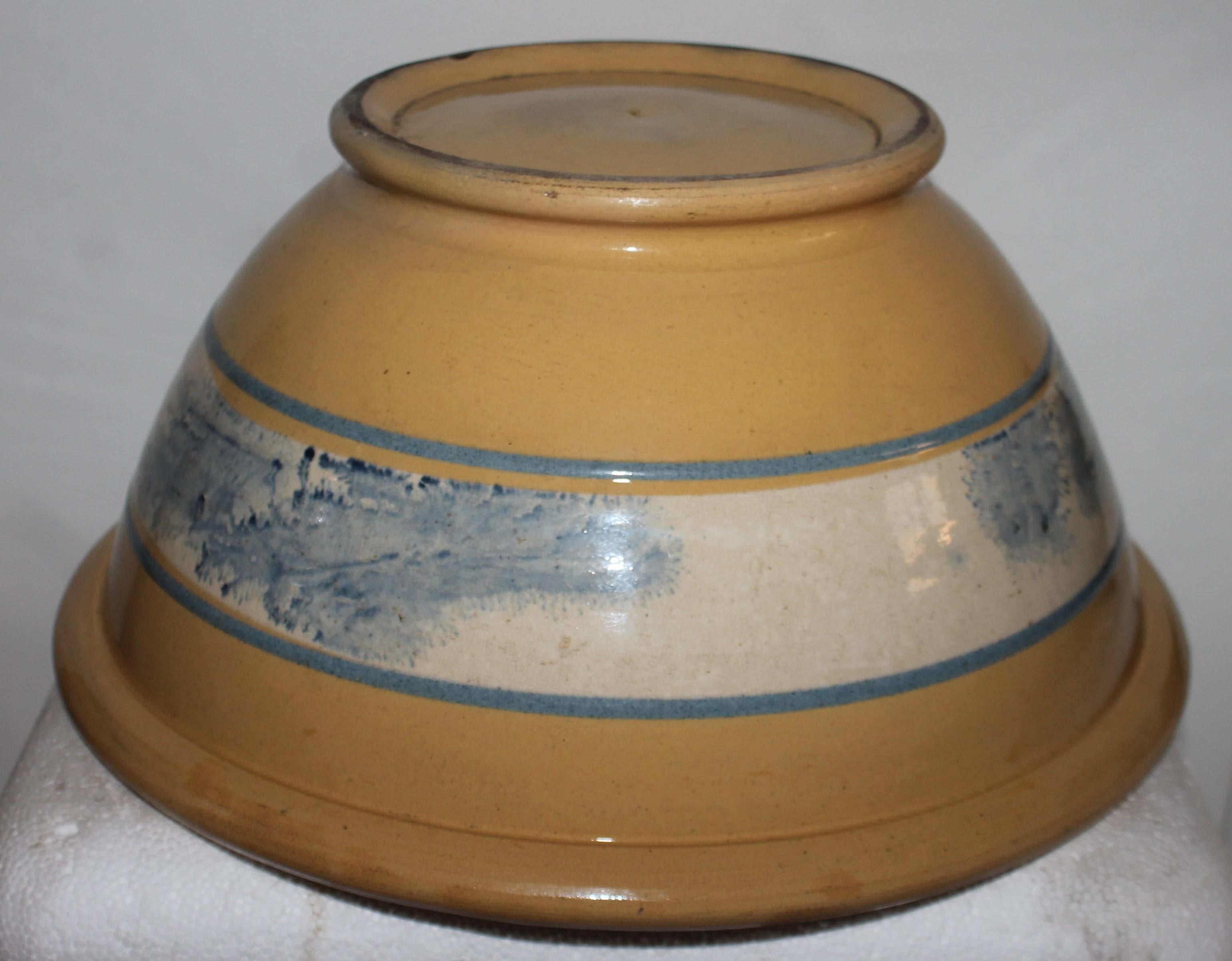 vintage yellow mixing bowl