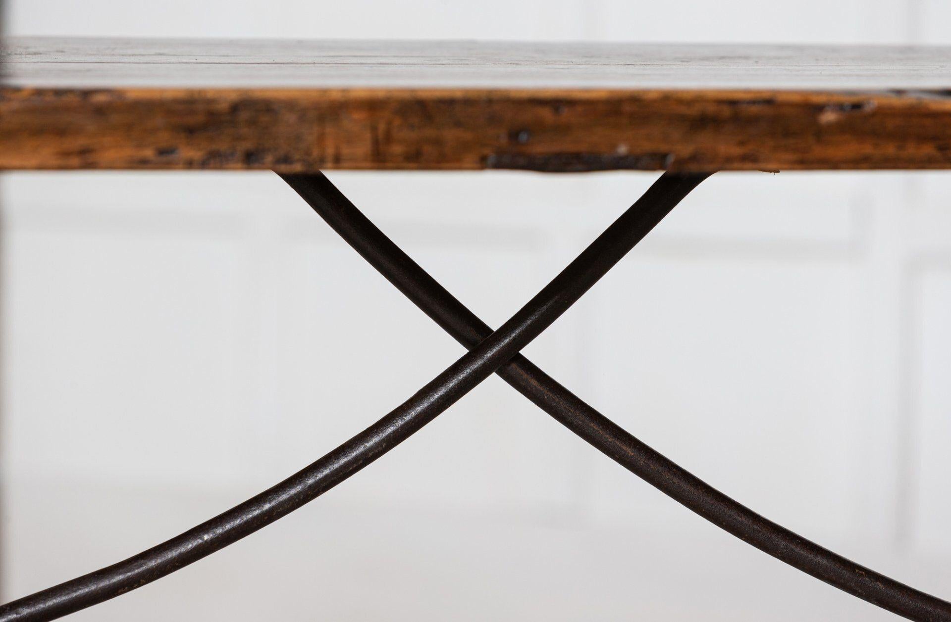 Monumental 19th C Spanish Walnut Refectory Table 10