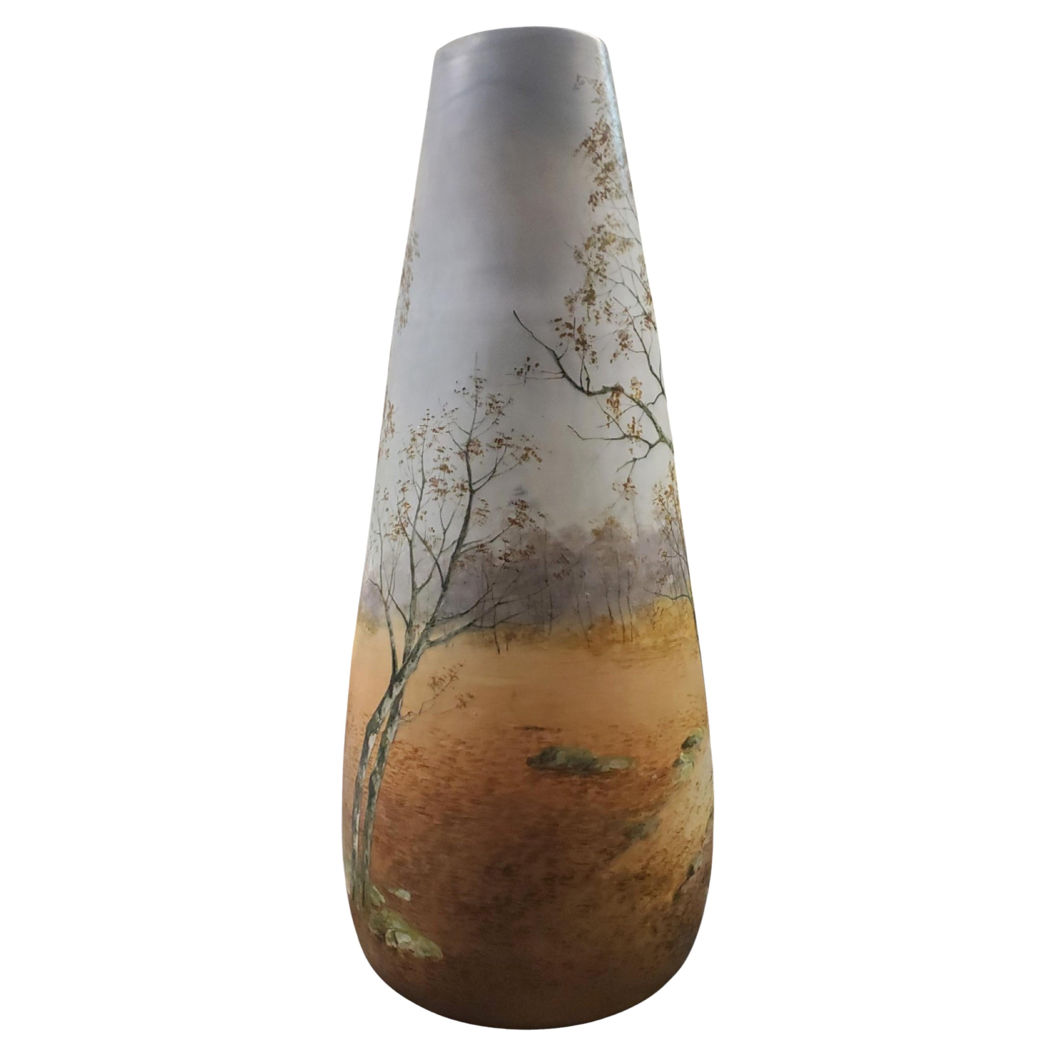Vaso monumentale in ceramica alto 26 pollici di Narbon D Honore, Delphin Massier in vendita 13