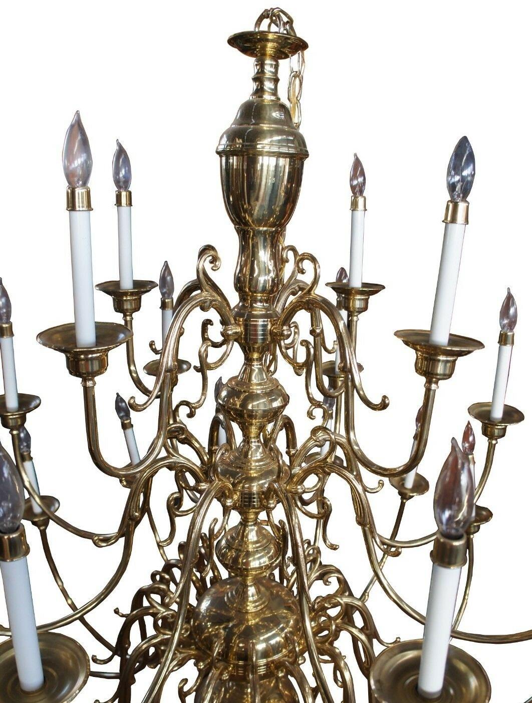 williamsburg brass chandelier