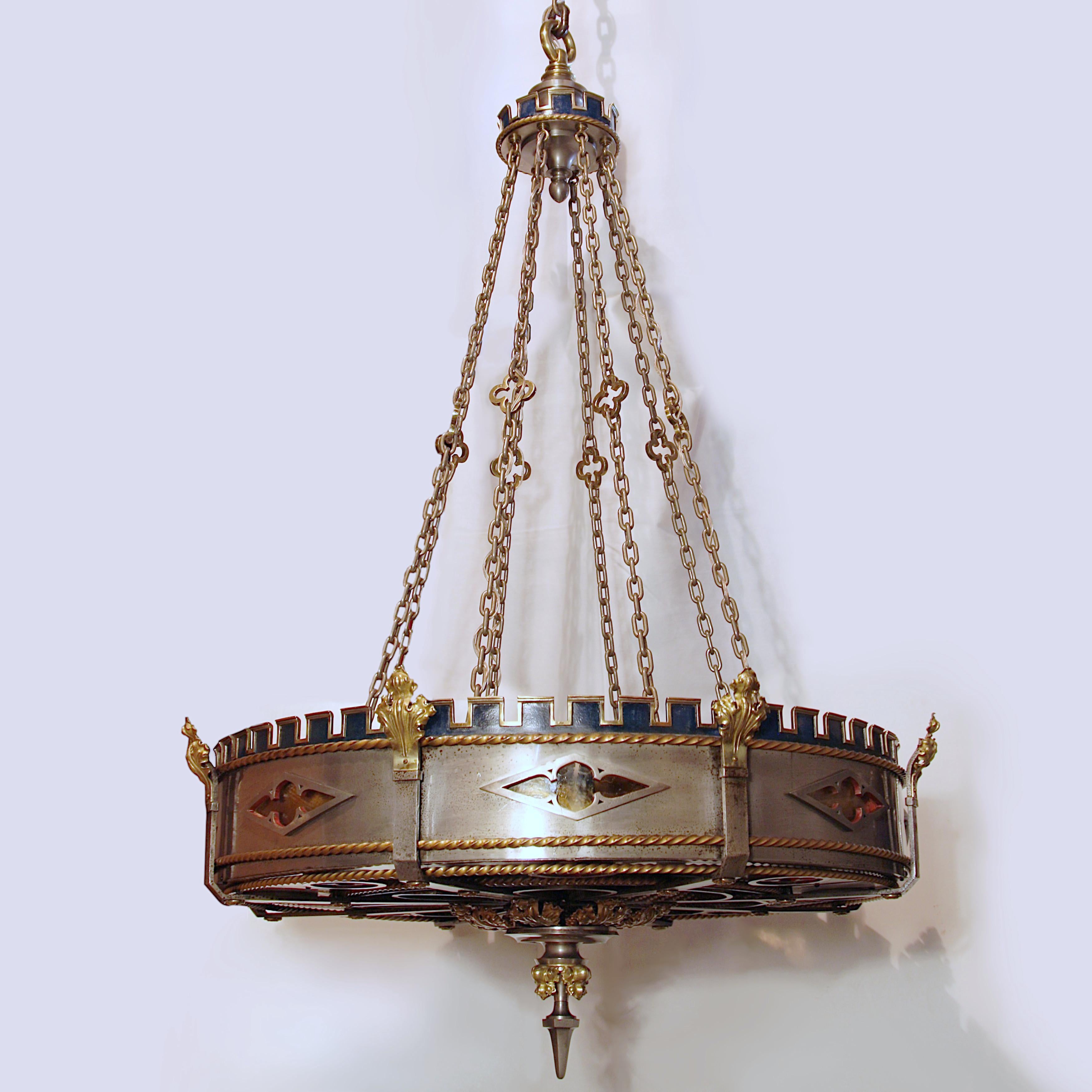 medieval chandelier diy