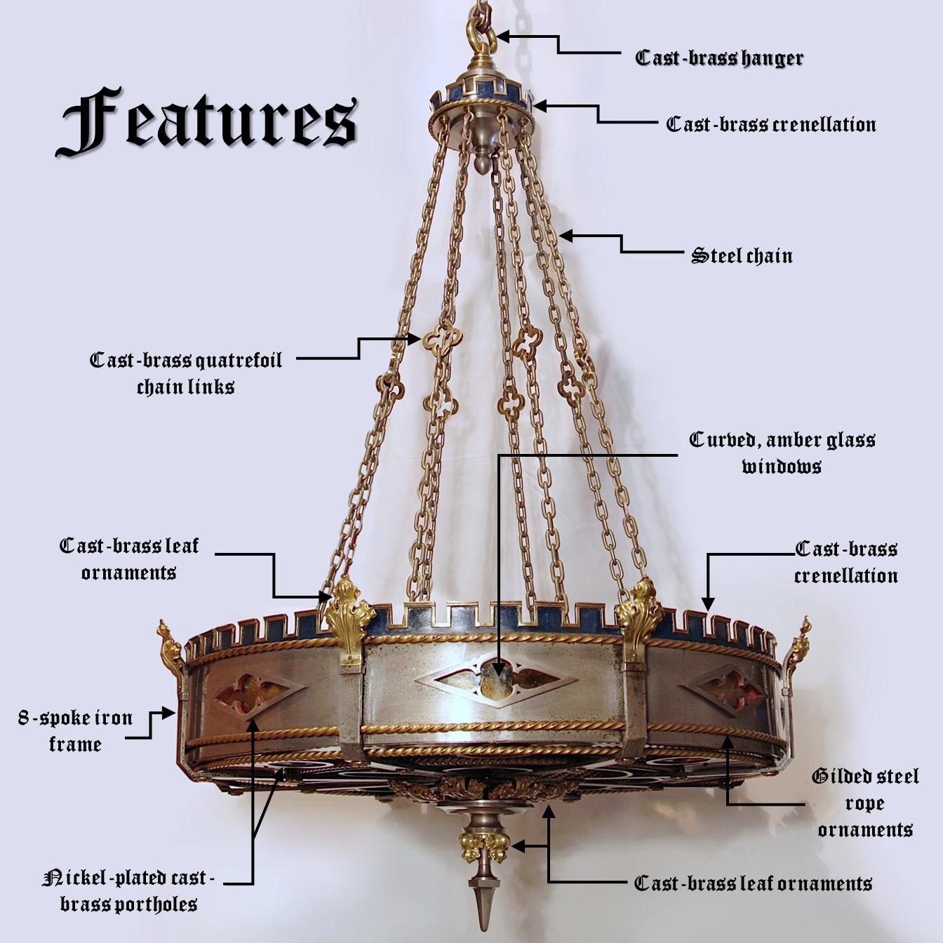 medieval chandelier diy