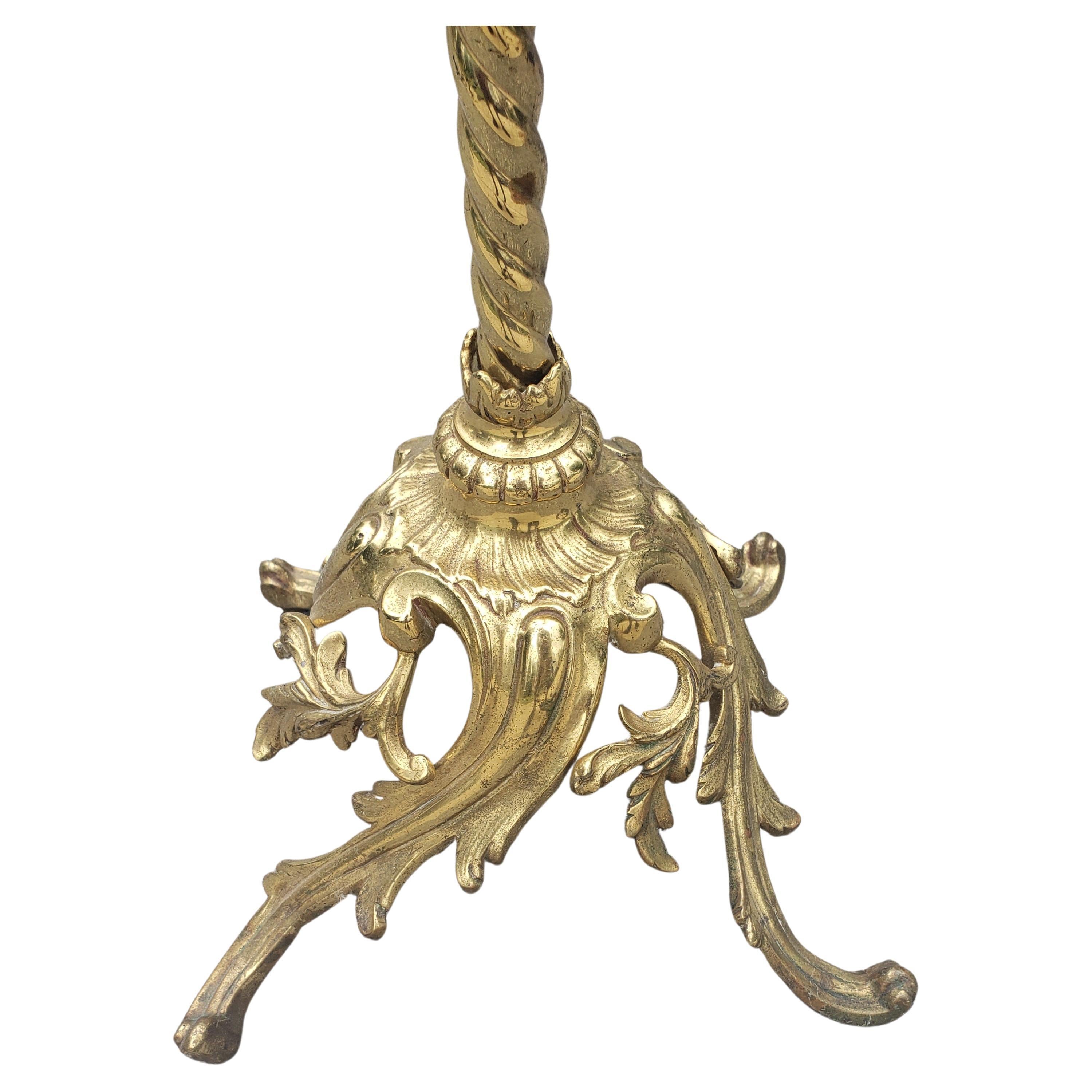 Monumentales 6teiliges Louis XVI-Kaminbesteck-Set aus Bronze im Angebot 5