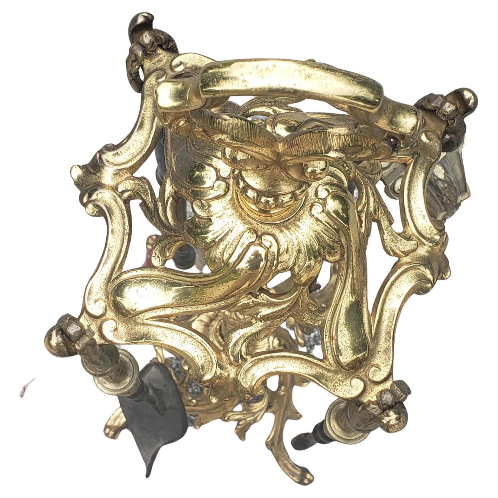 Monumentales 6teiliges Louis XVI-Kaminbesteck-Set aus Bronze im Angebot 6