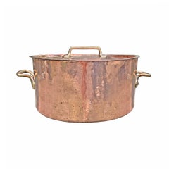 Monumental 65-Quart Copper Pot from a Country House