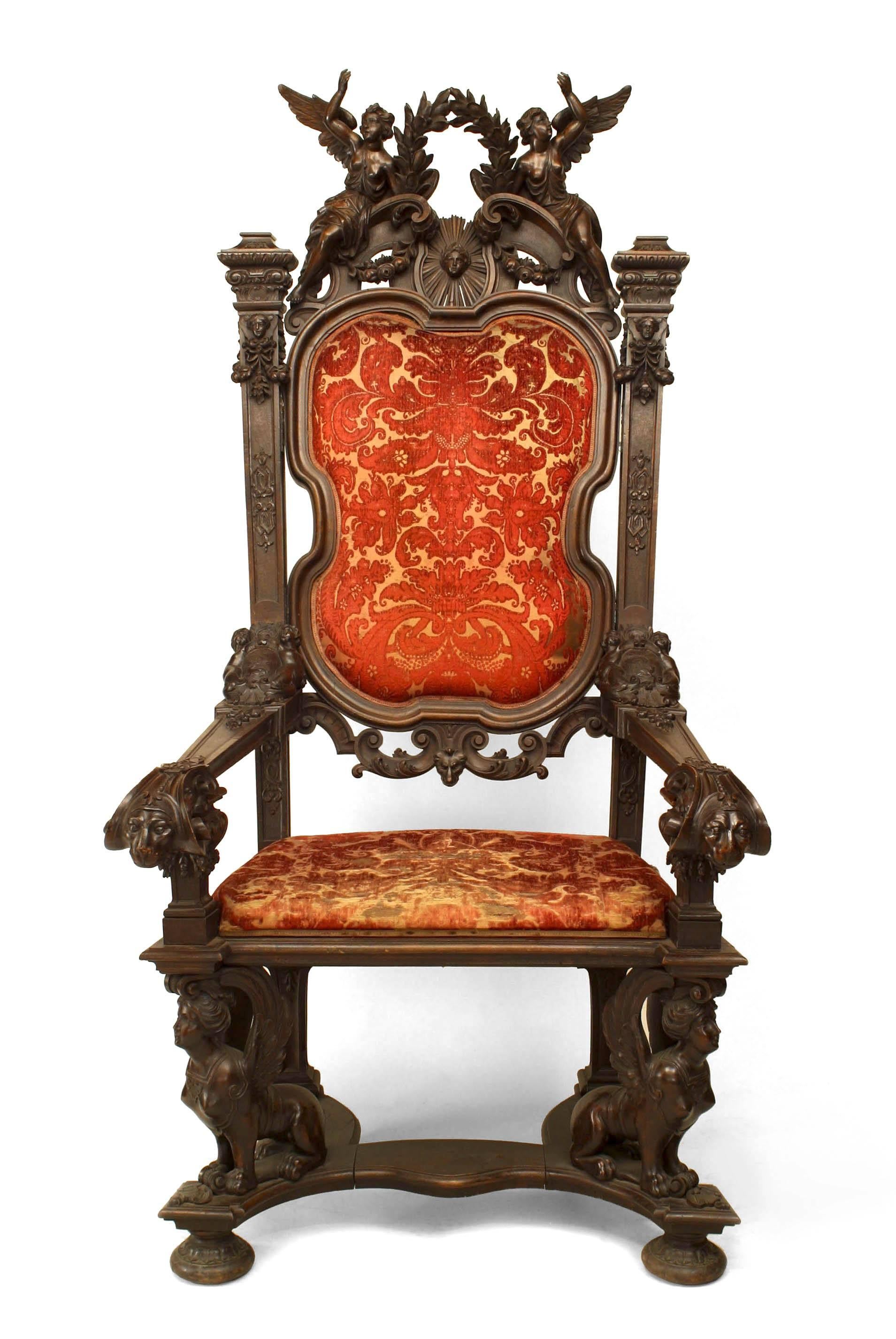 french throne chair