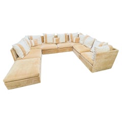 8 Piece Modular Tuxedo Sofa by Comfort Designs, Inc.