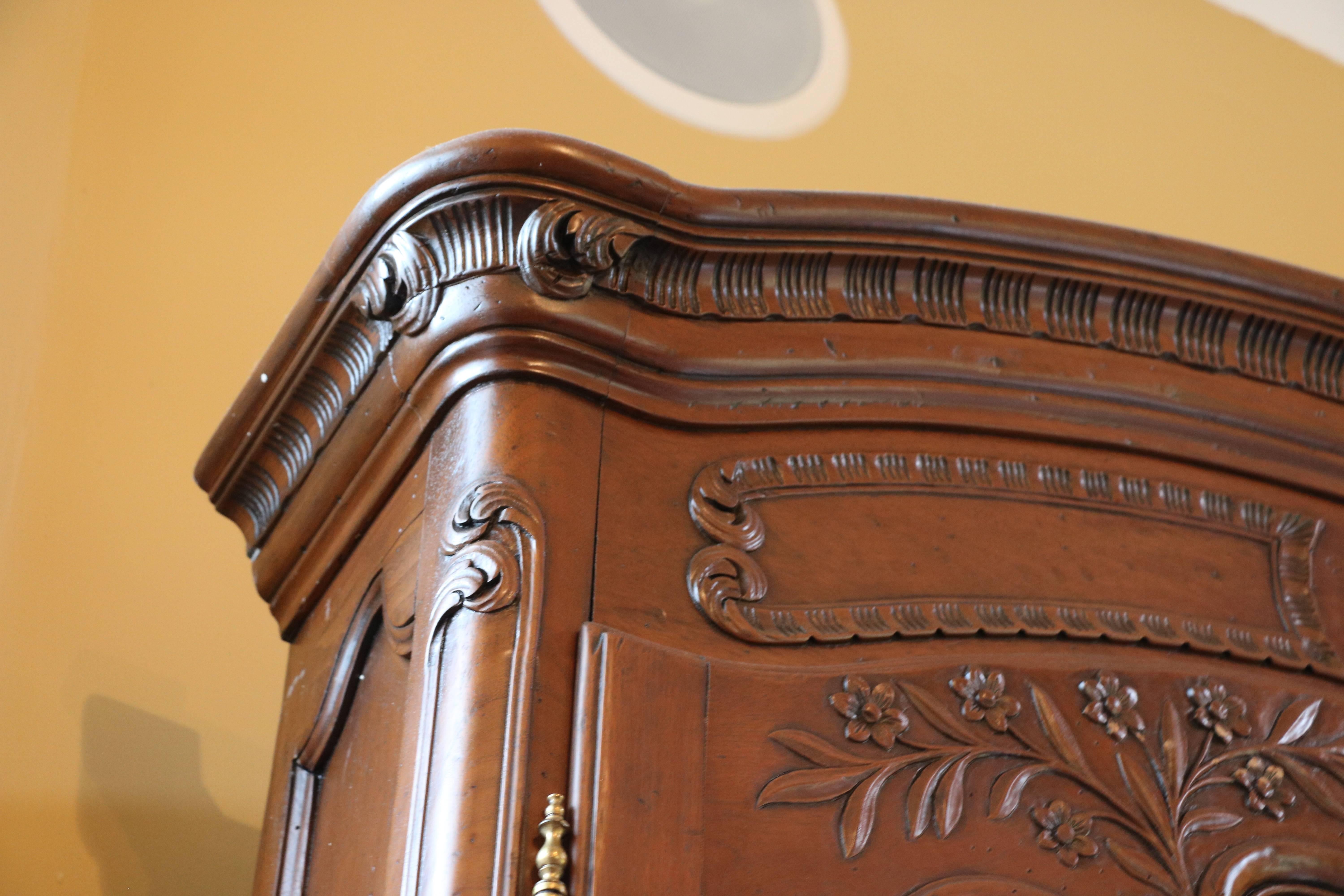 Monumental 9 FT Old World Charmer Mahogany Don Rousseau Louis XV Secretary Desk For Sale 9