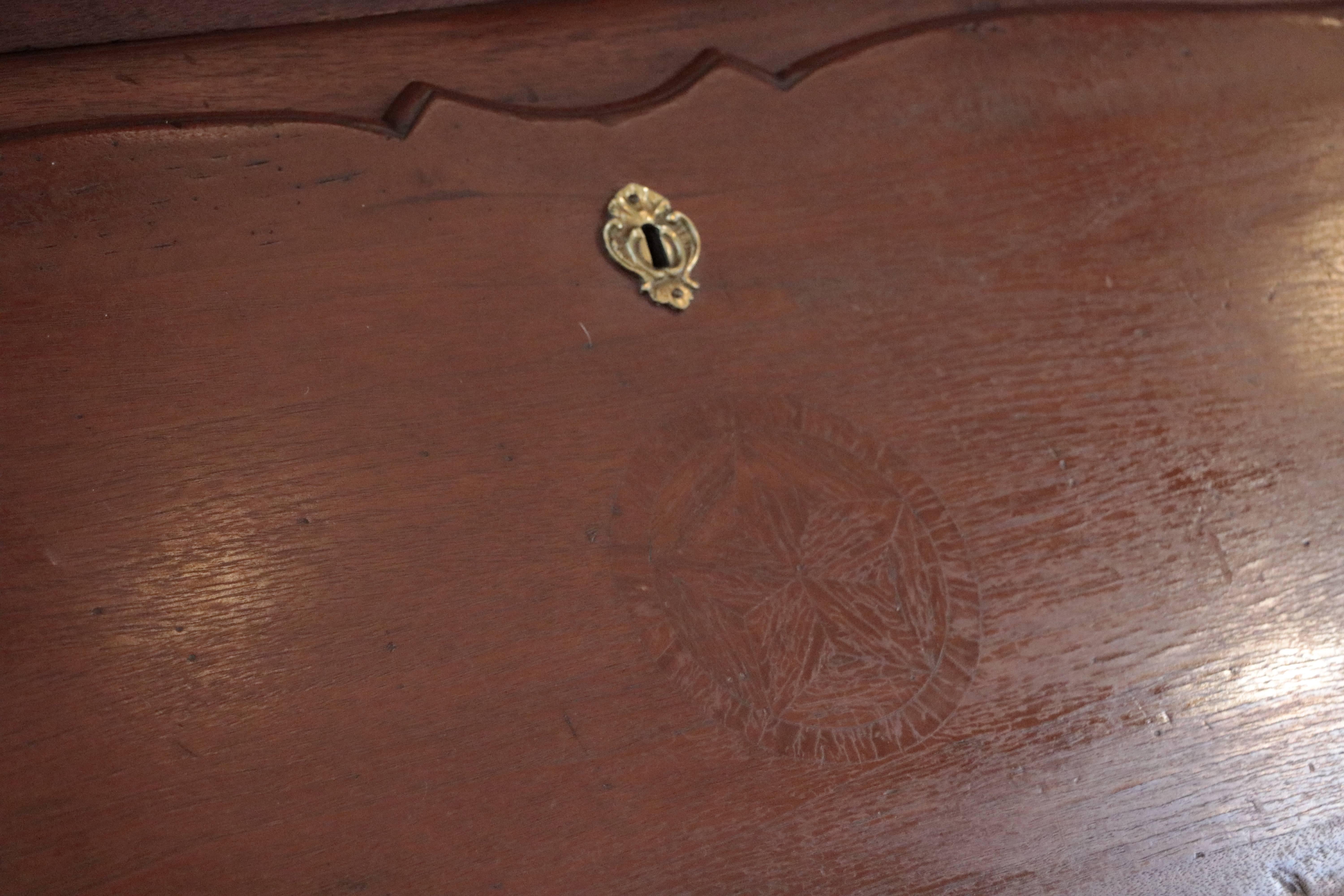 20th Century Monumental 9 FT Old World Charmer Mahogany Don Rousseau Louis XV Secretary Desk For Sale