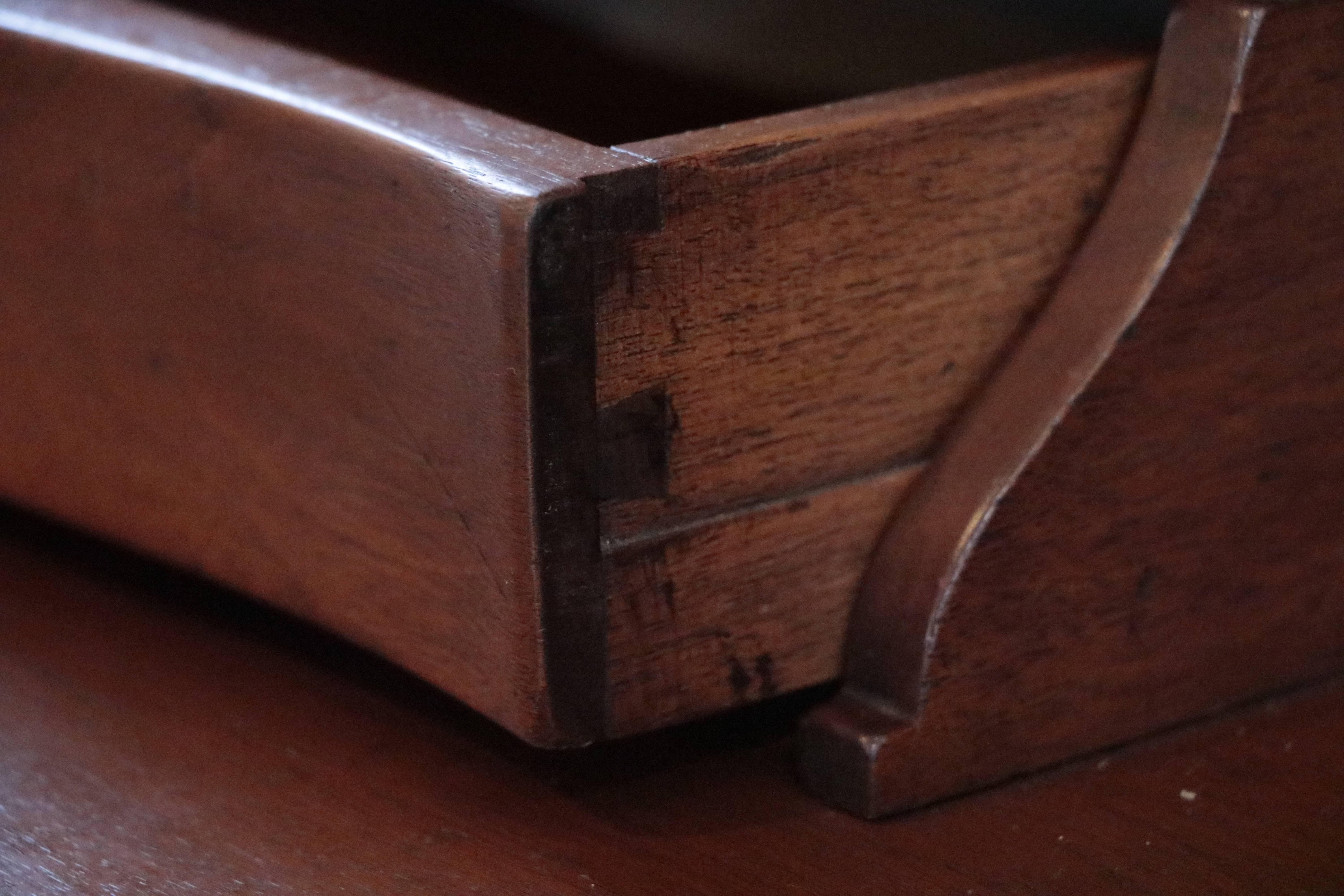Monumental 9 FT Old World Charmer Mahogany Don Rousseau Louis XV Secretary Desk For Sale 2