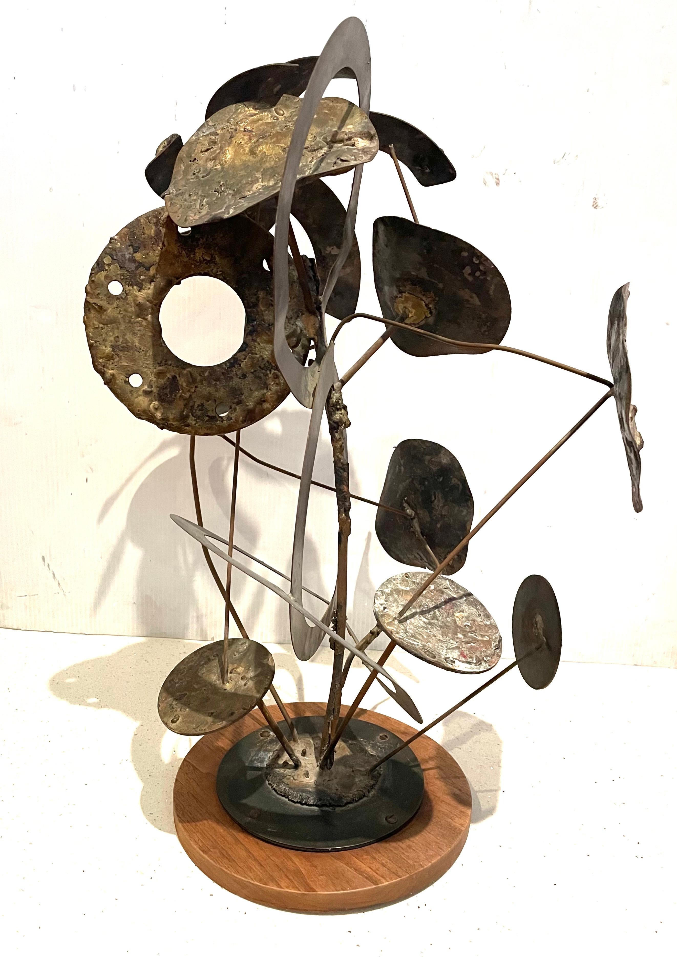 American Monumental Abstract Brutalist Sculpture by Dorsey For Sale